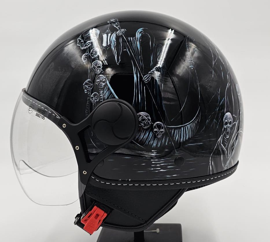 Casco moto jet INFERNO