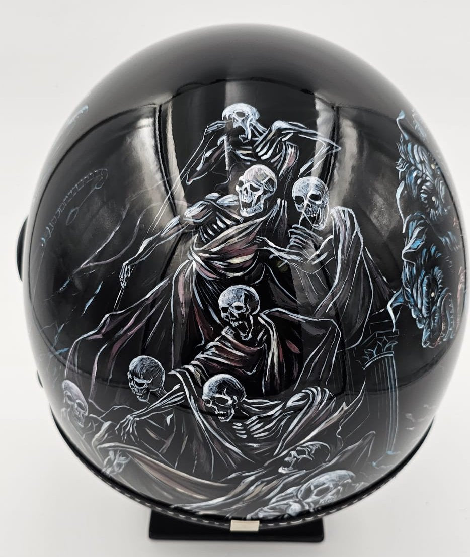 Casco moto jet INFERNO