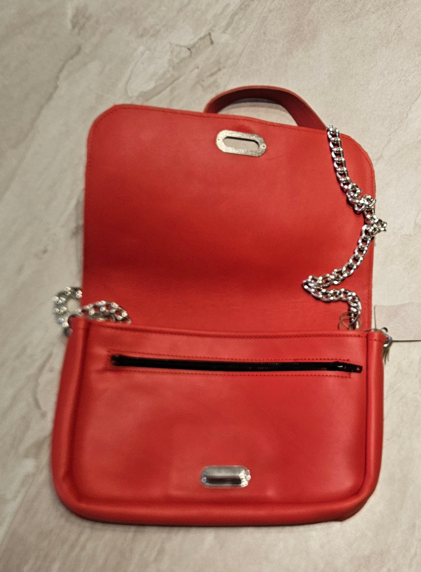 borsa in pelle dipinta a mano