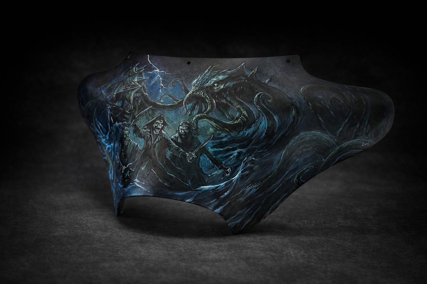 CARENA BATWING con parabrezza M per moto Custom e Bobber MD8