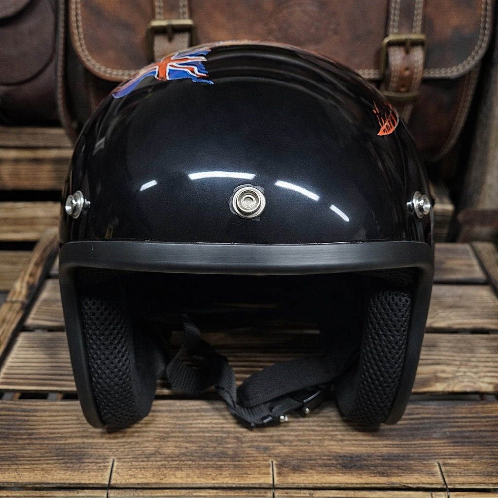 Casco Dipinto a Mano “Iron Rider” – Edizione Unica TG L