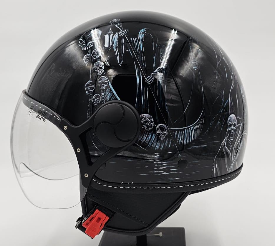 INFERNO jet motorcycle helmet