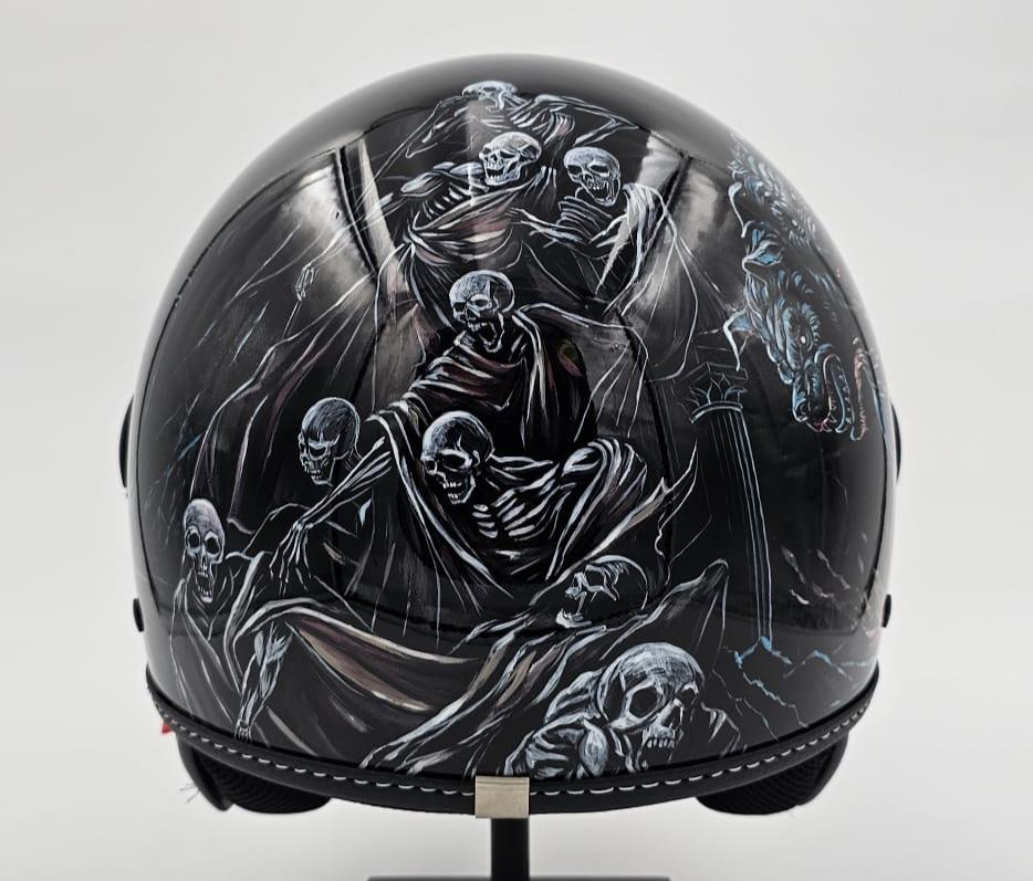 INFERNO jet motorcycle helmet